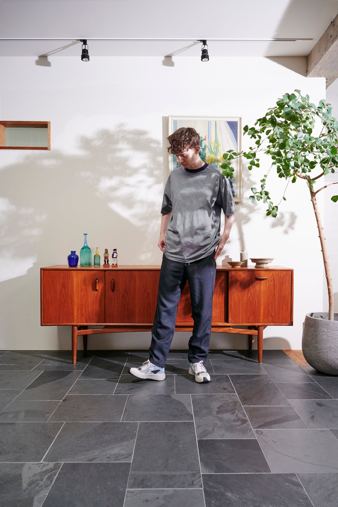 flistfia / Loose Fit Crew Neck T-Shirts
