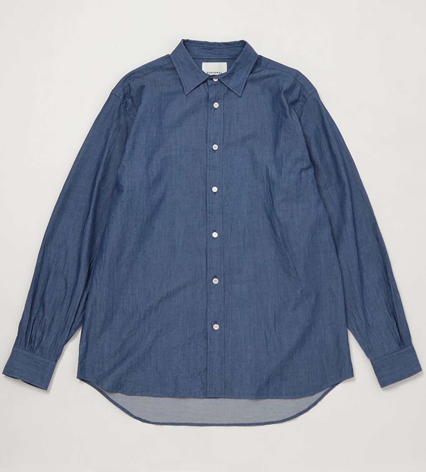 PERSONAL MATTERS / Indigo Dye Cotton Twill Shirt