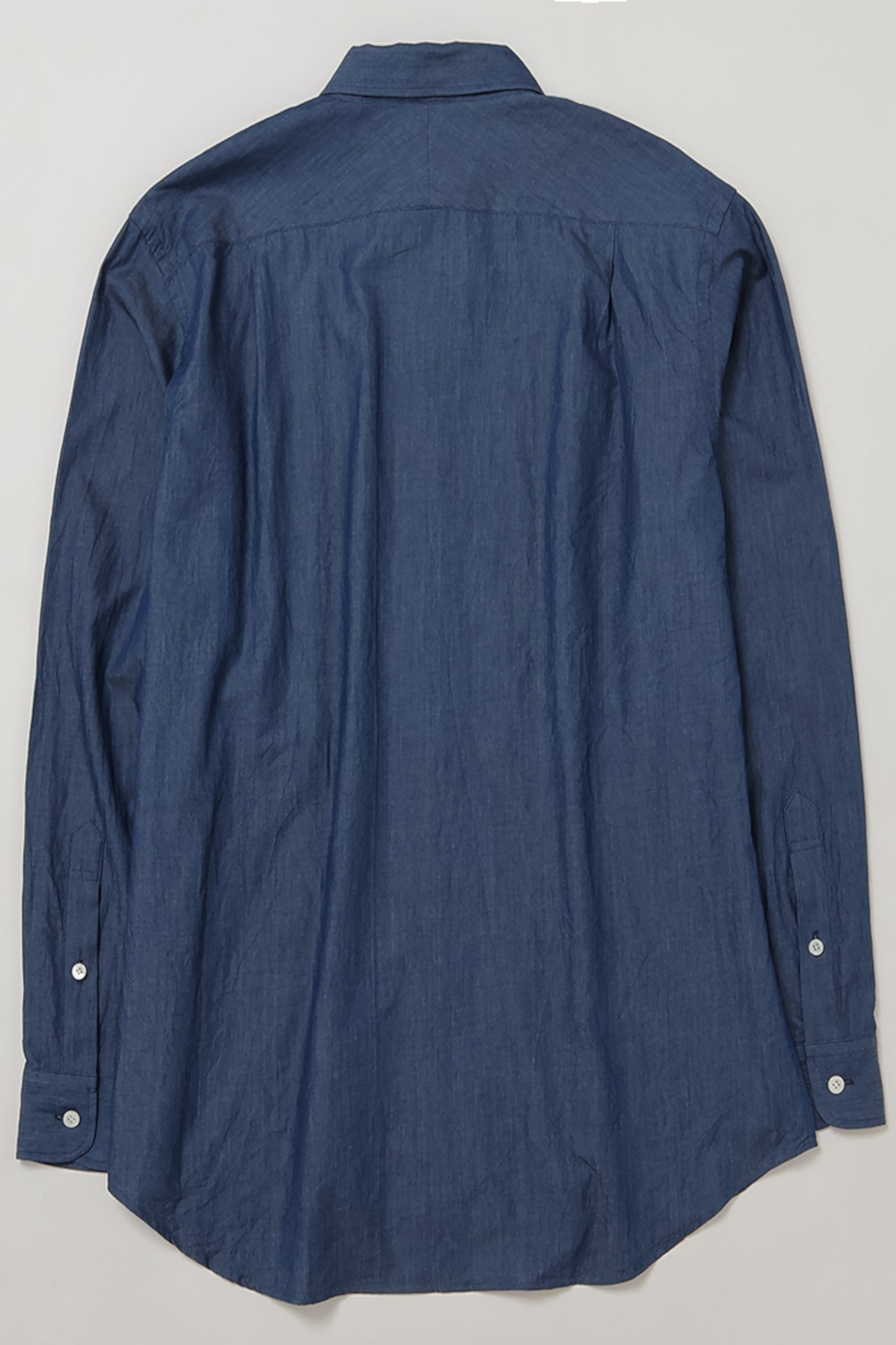 PERSONAL MATTERS / Indigo Dye Cotton Twill Shirt