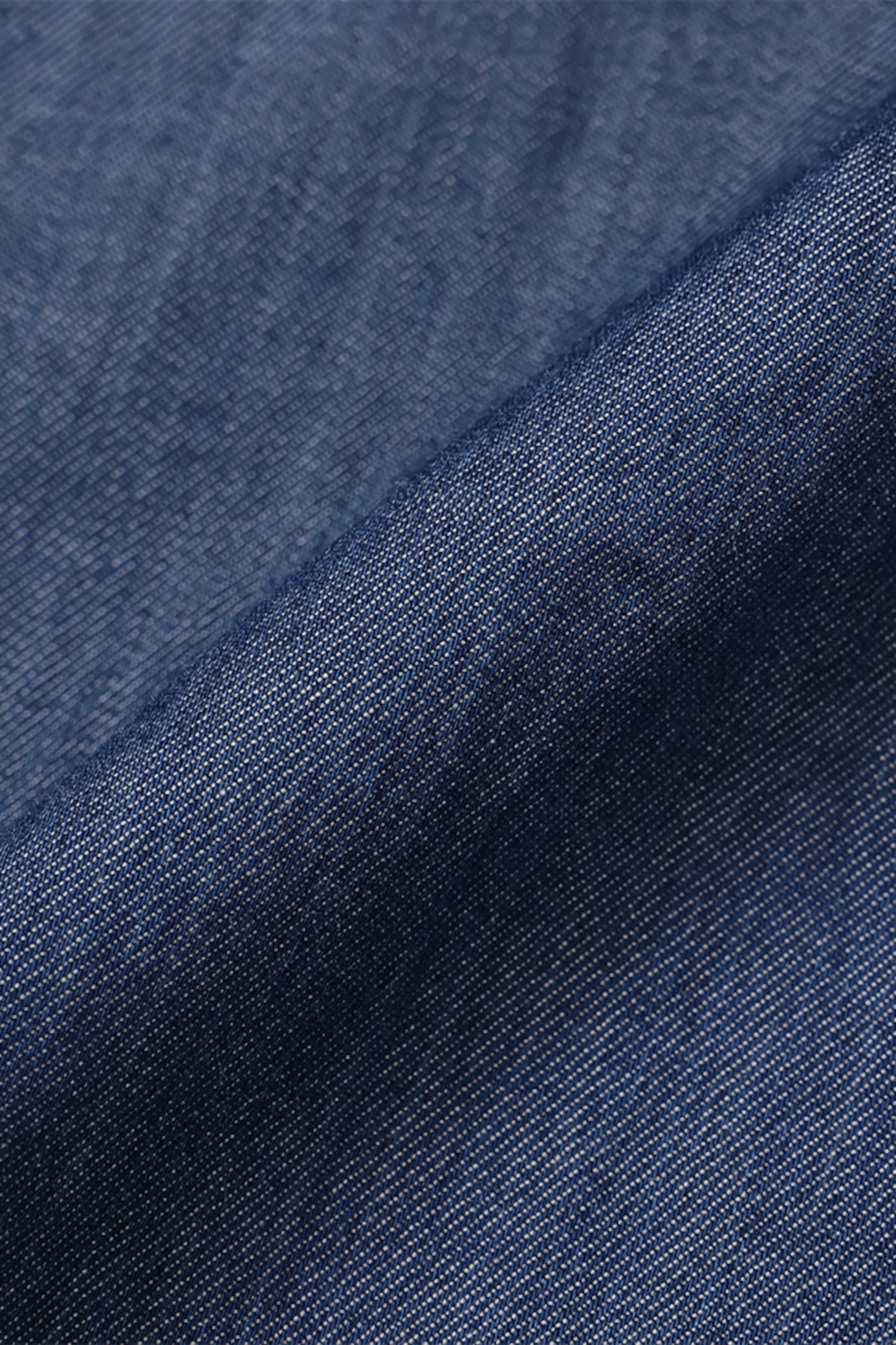 PERSONAL MATTERS / Indigo Dye Cotton Twill Shirt