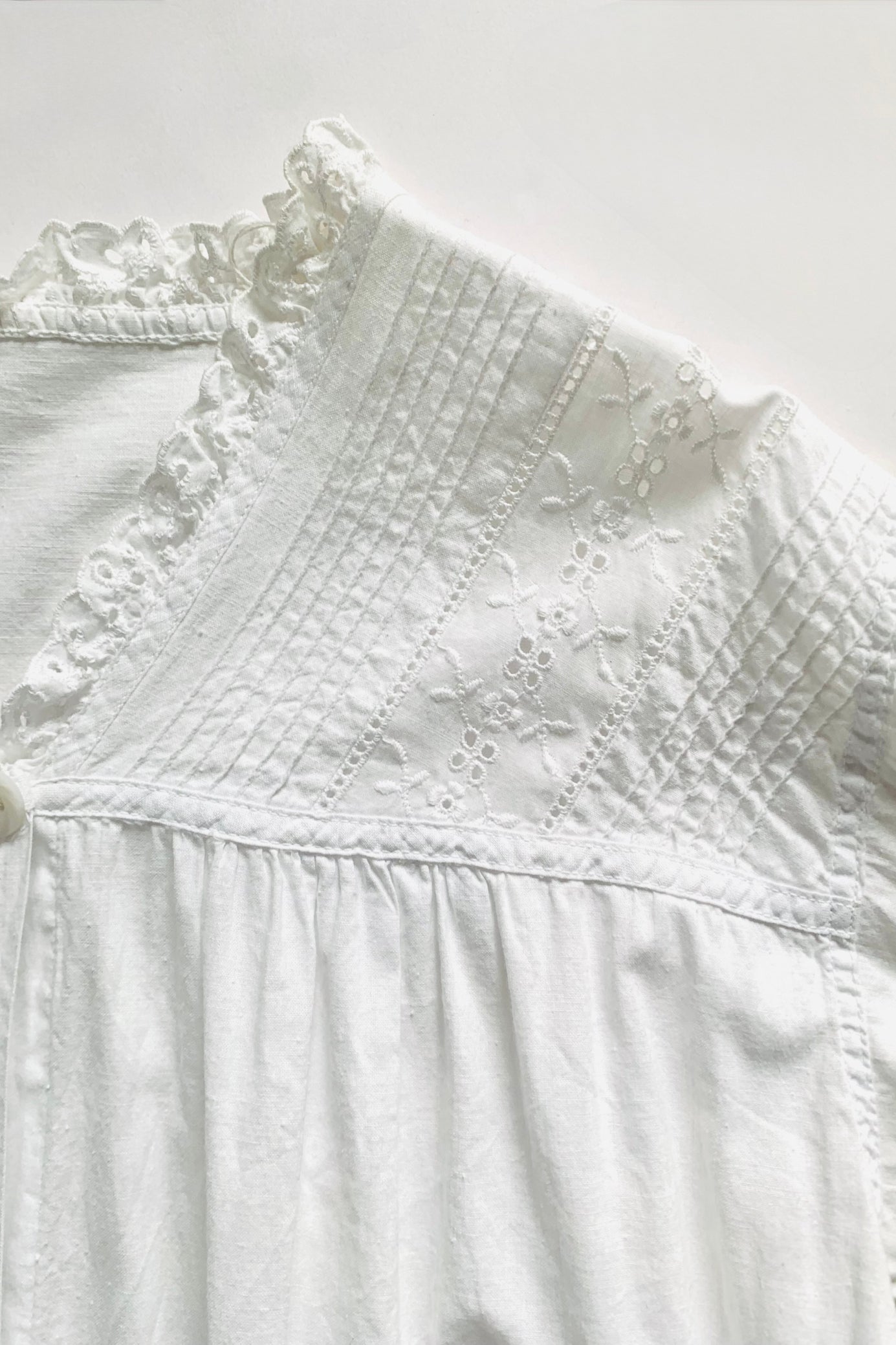 unknown /50's French Linen One piece