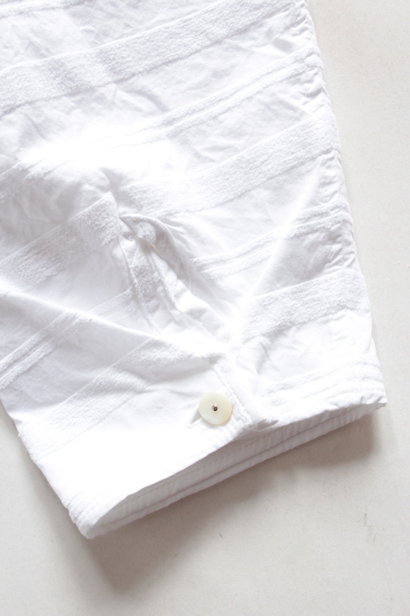 roundabout / L/S NoCollar Double Shirt
