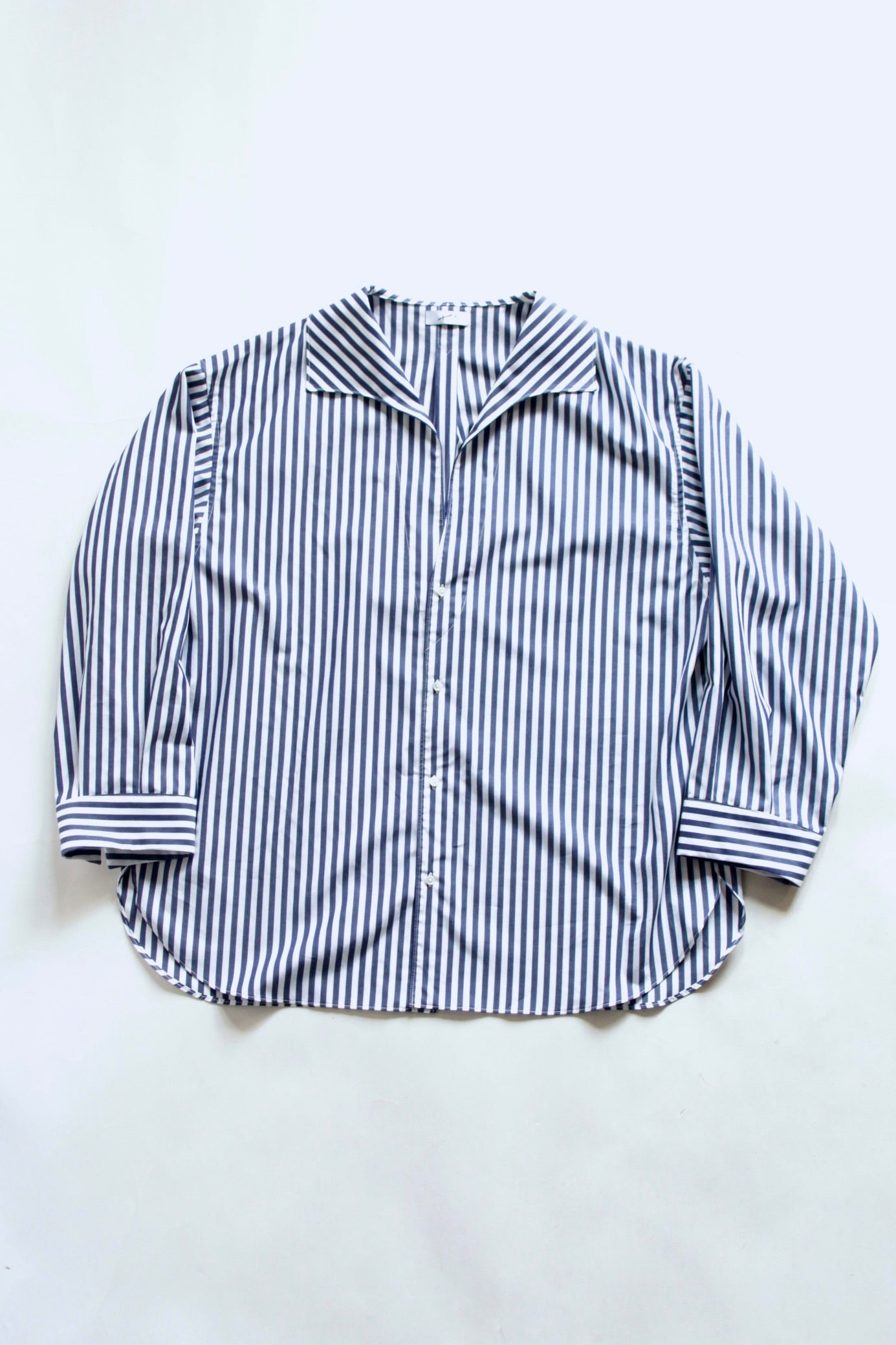 METHO / Open collar flat shirt