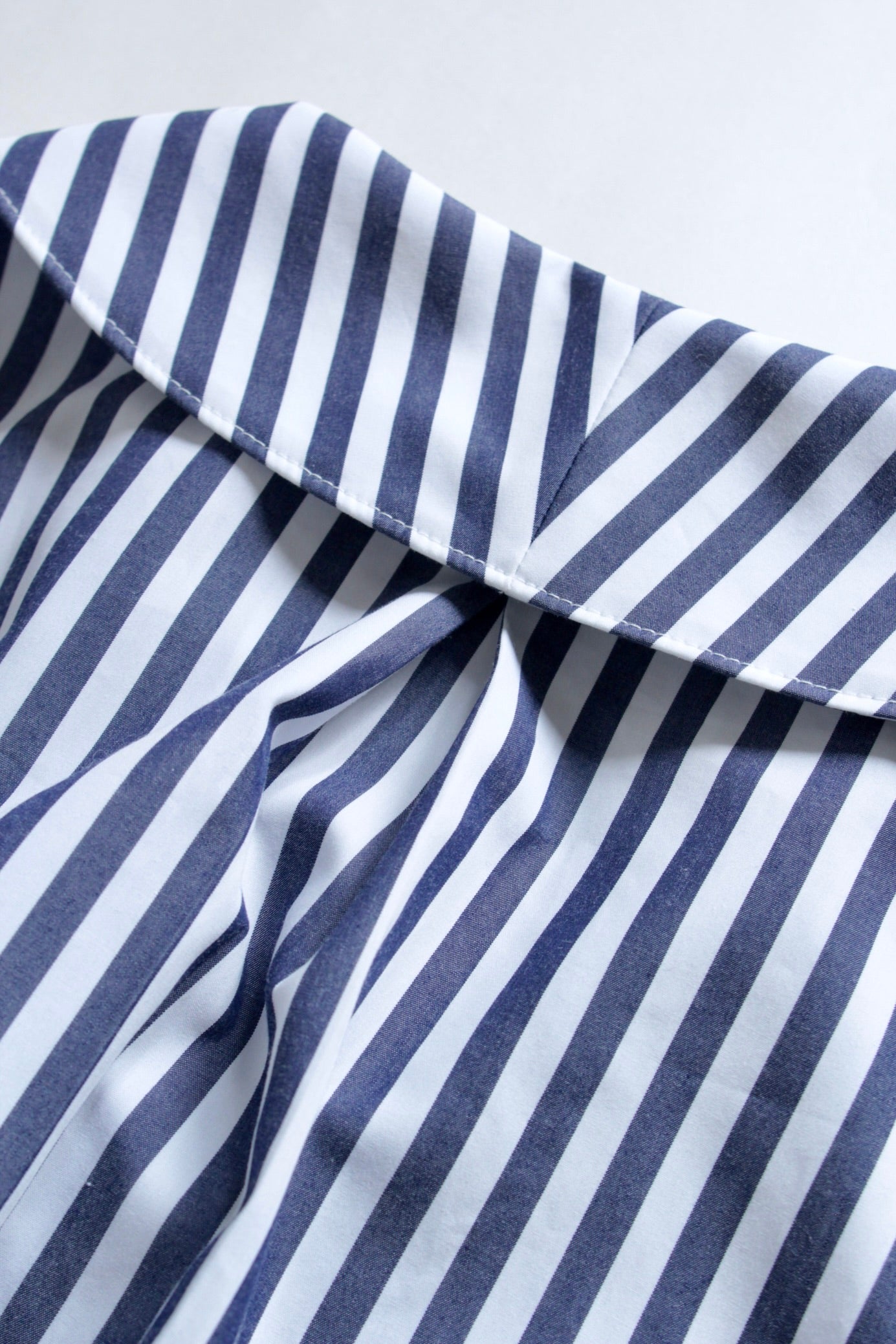 METHO / Open collar flat shirt