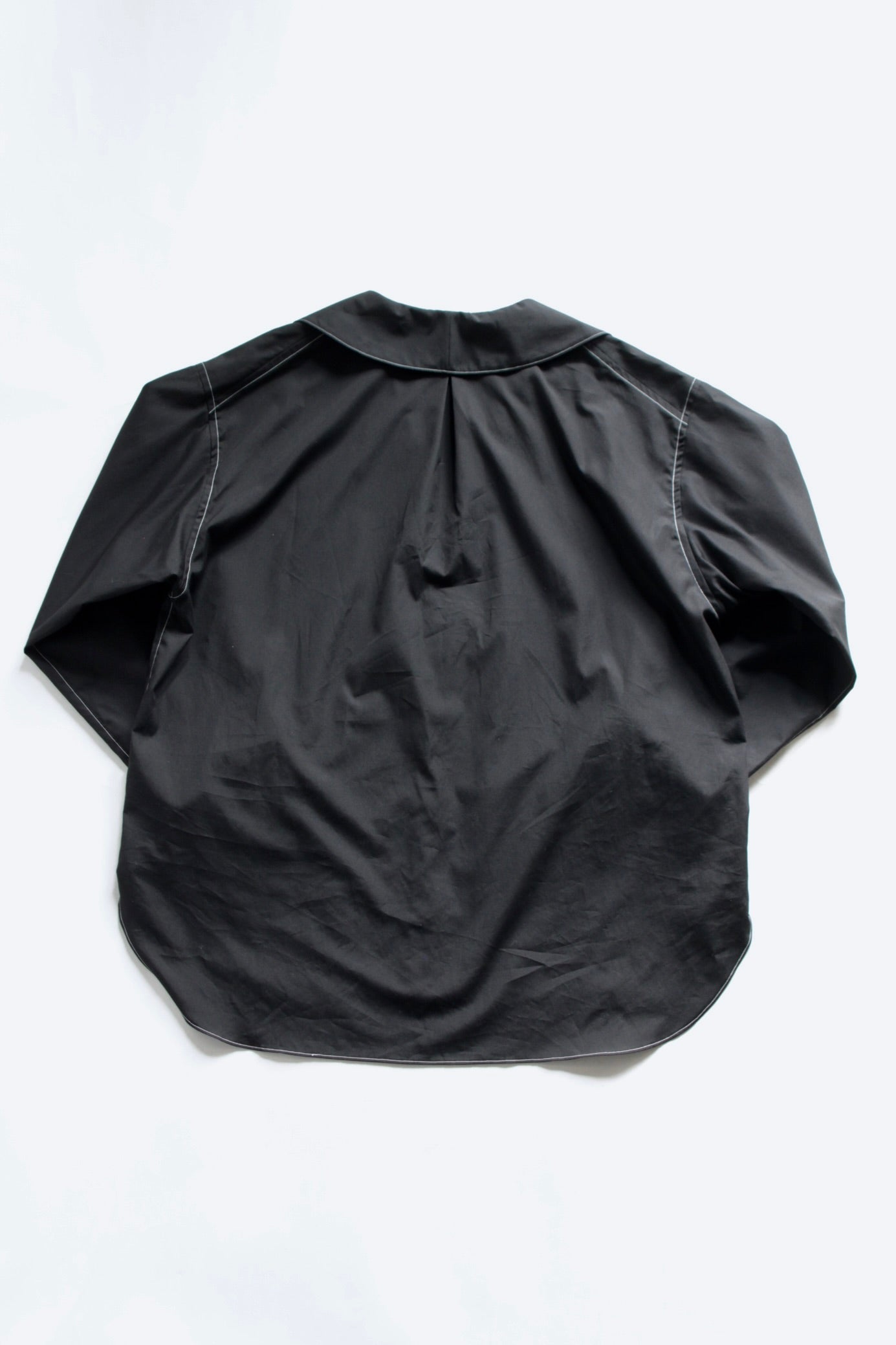 METHO / Open collar flat shirt