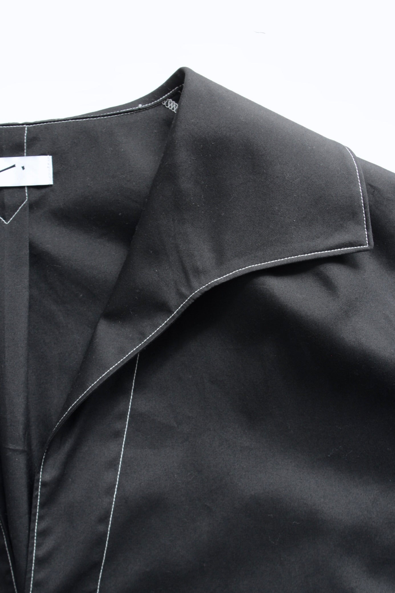 METHO / Open collar flat shirt
