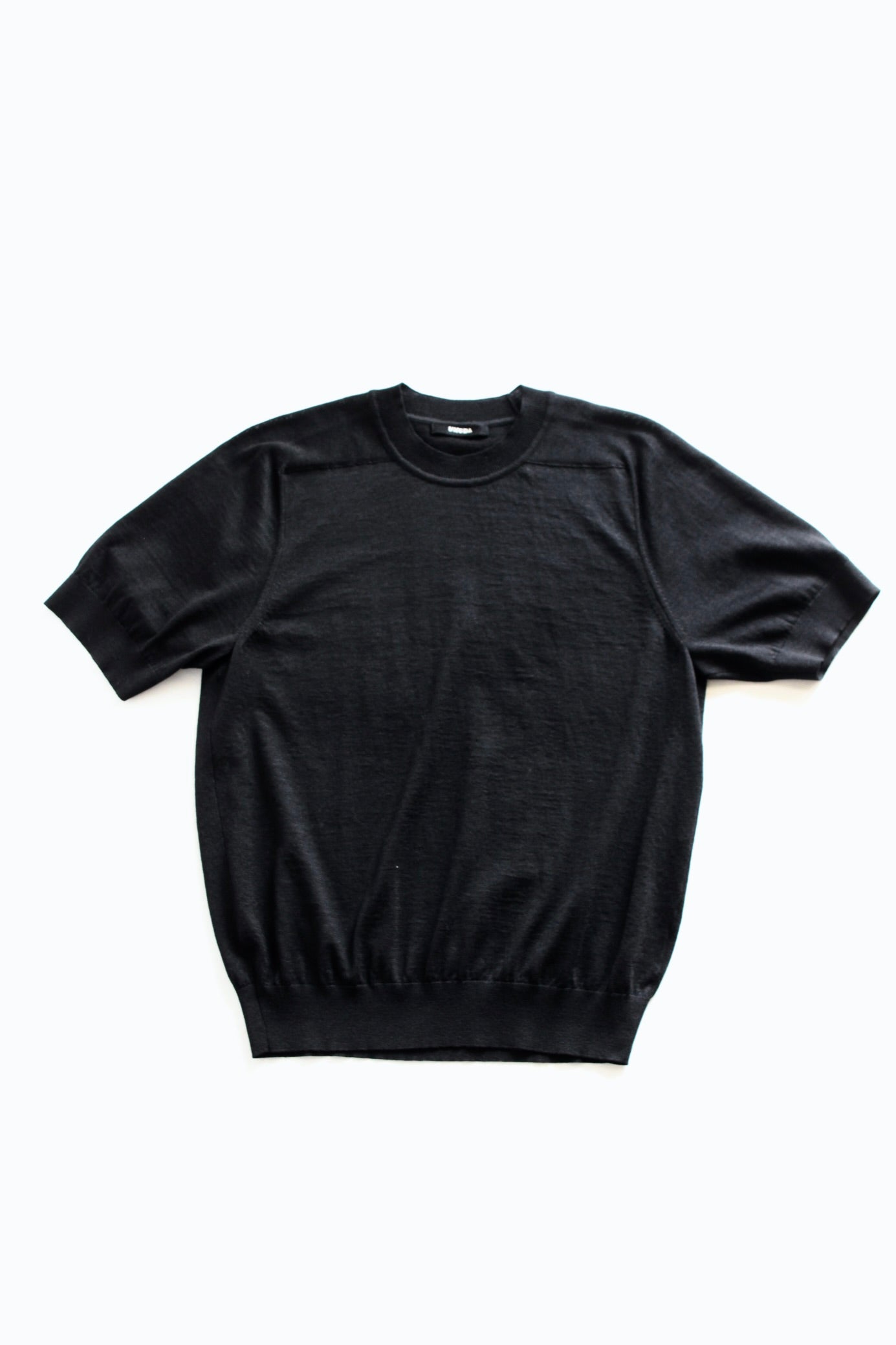 UMEDA / 16GG Wool Linen Crew Neck Pullover