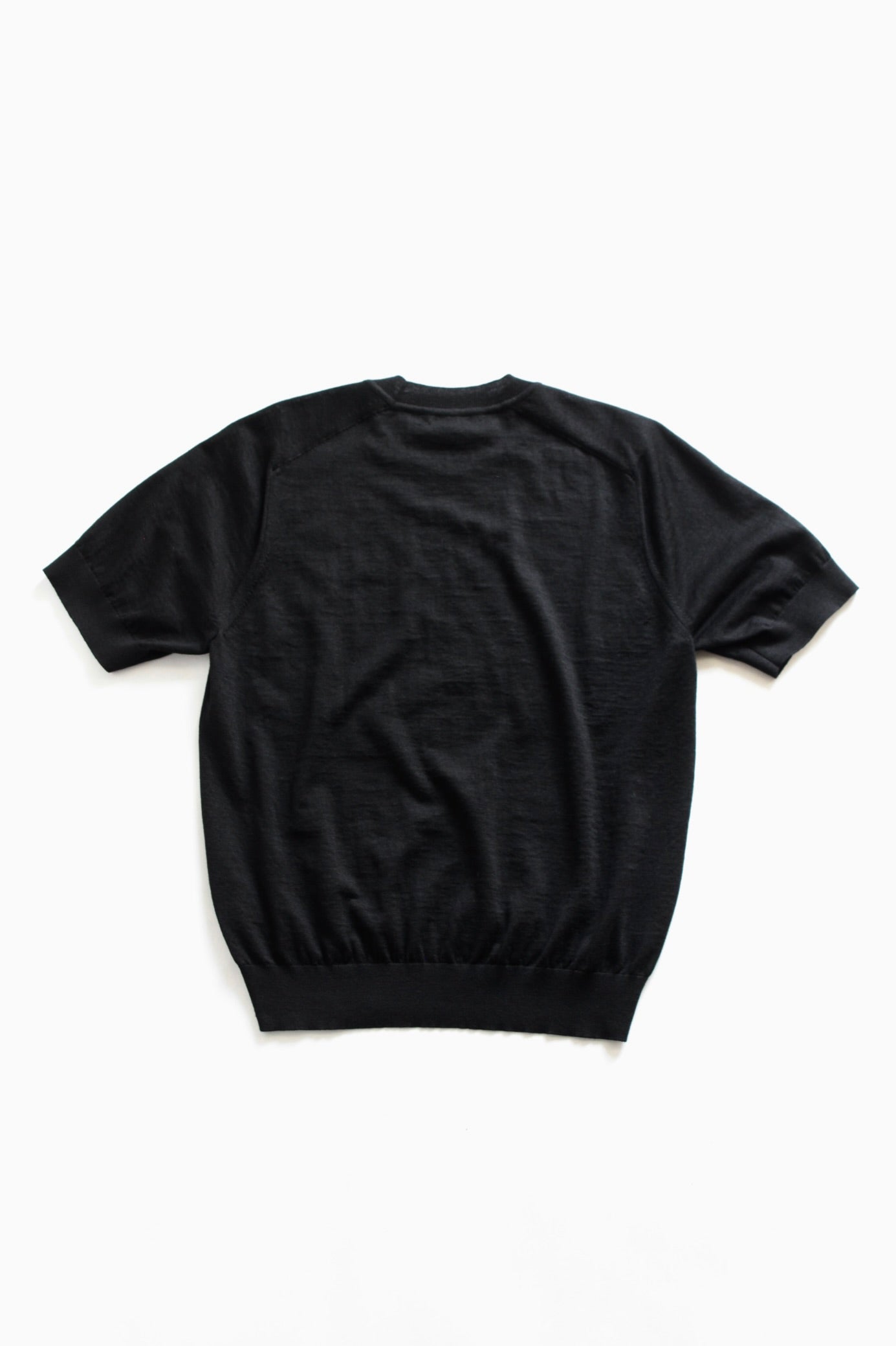 UMEDA / 16GG Wool Linen Crew Neck Pullover