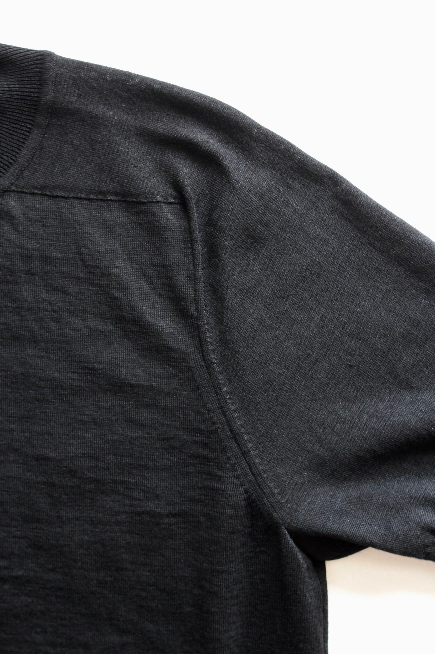 UMEDA / 16GG Wool Linen Crew Neck Pullover