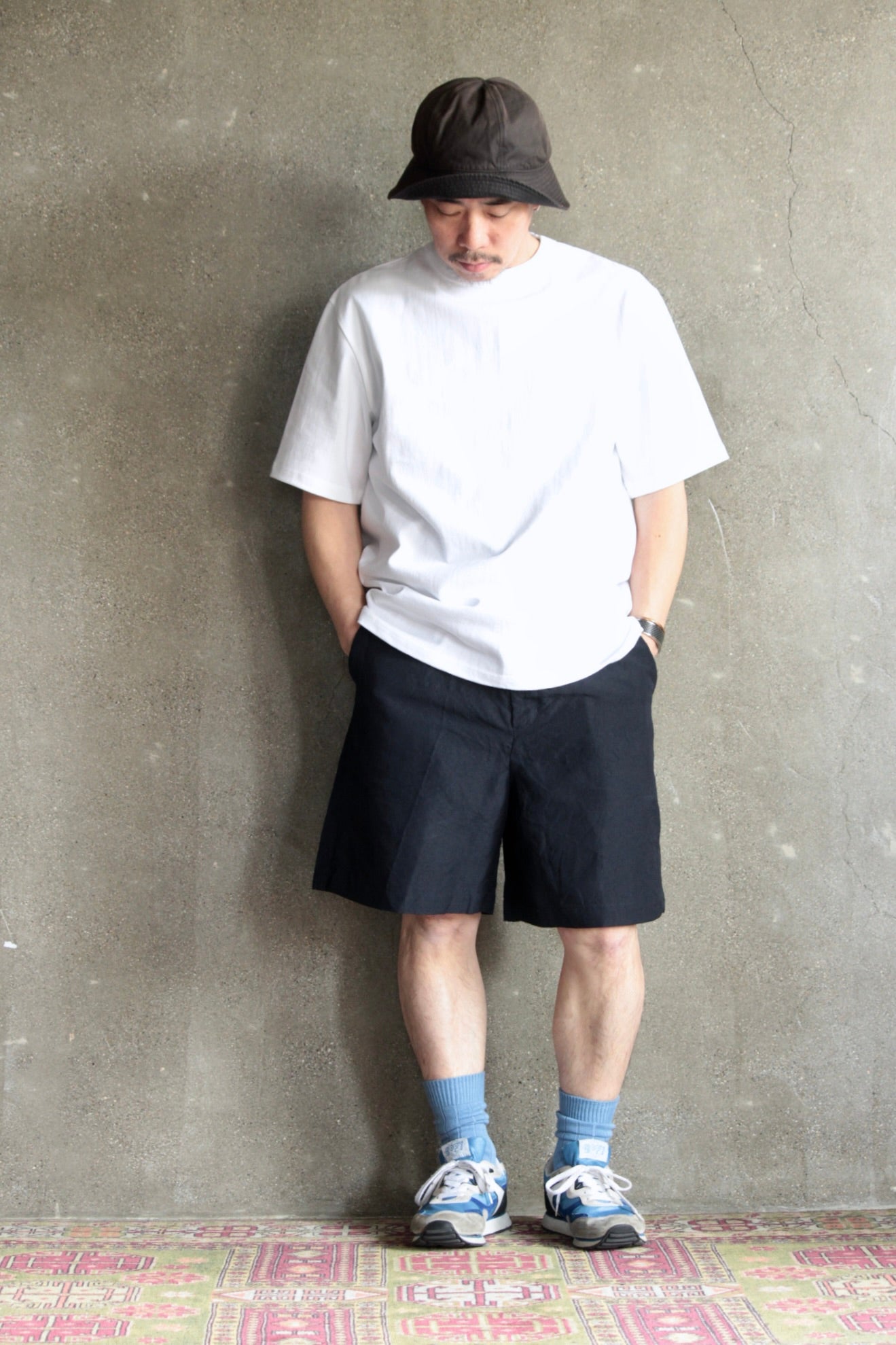 awasa /Wool Linen Wide Shorts