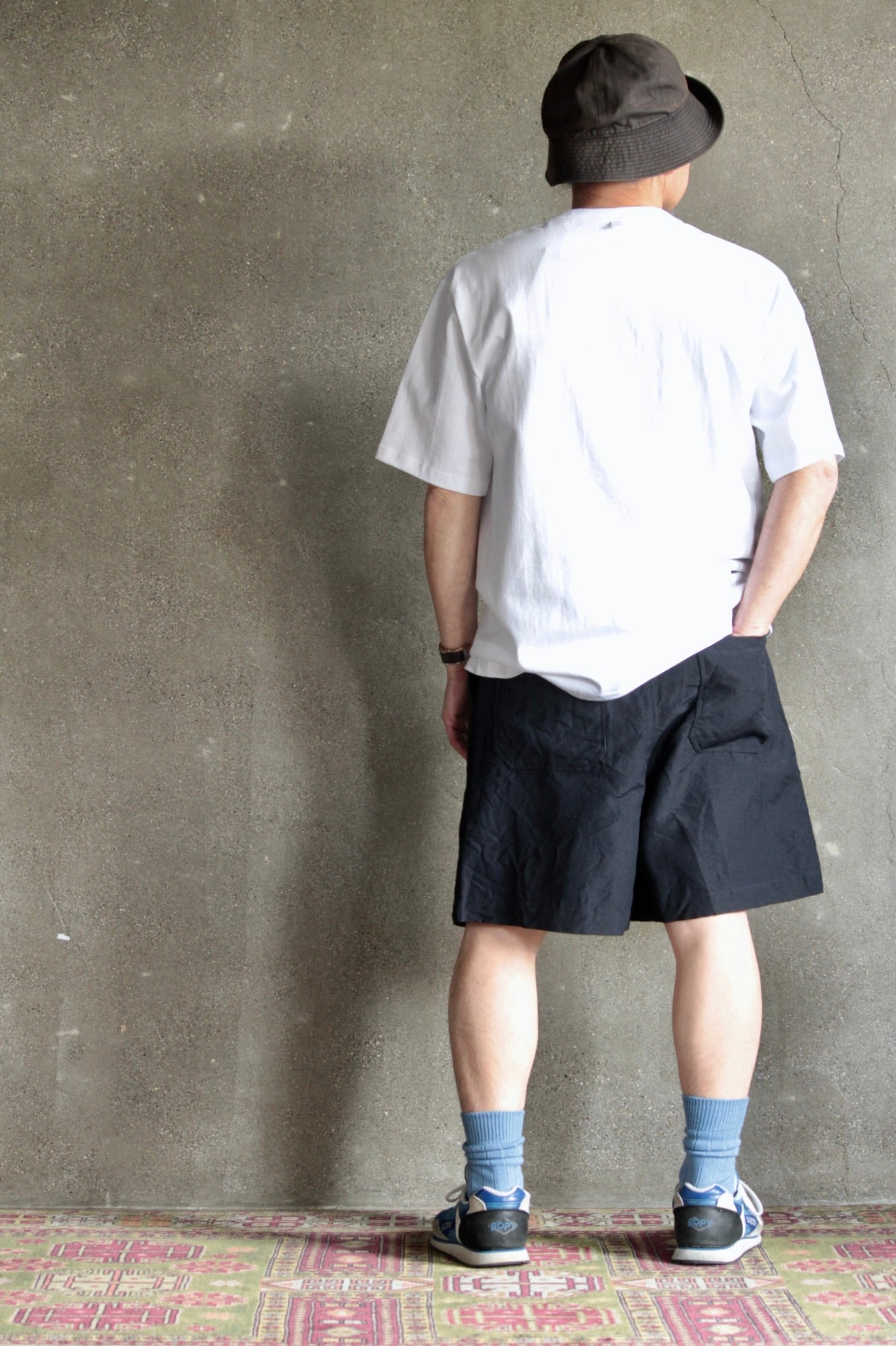 awasa /Wool Linen Wide Shorts