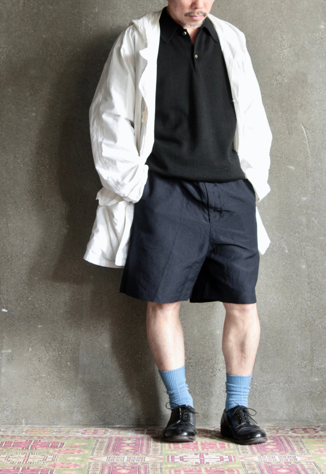 awasa /Wool Linen Wide Shorts