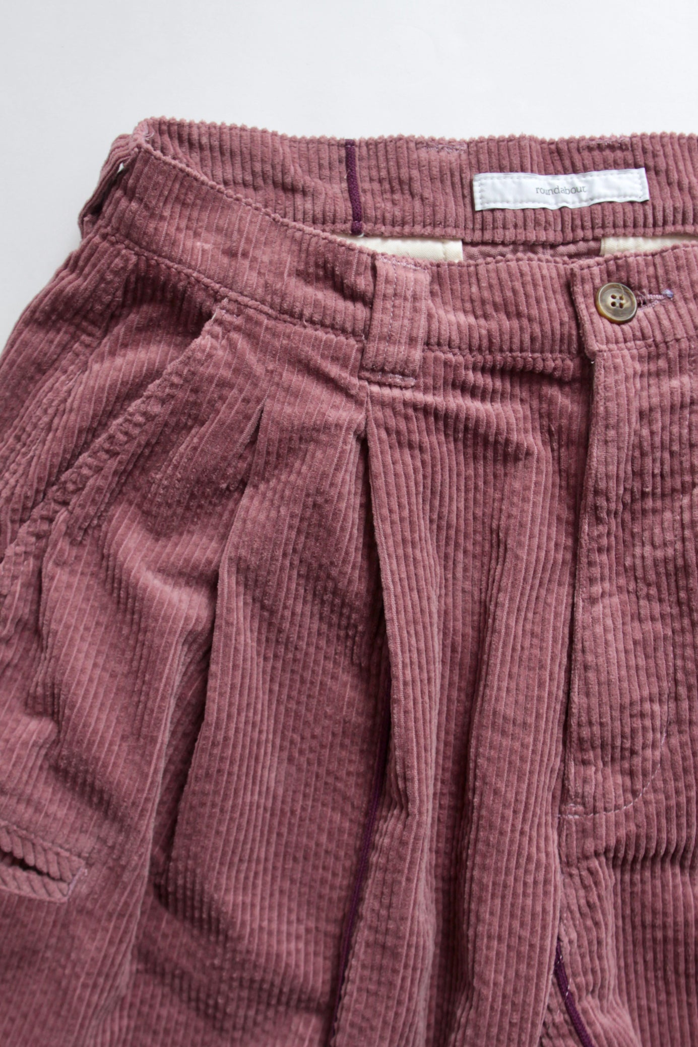 roundabout /Corduroy 2tuck 6pocket Pants