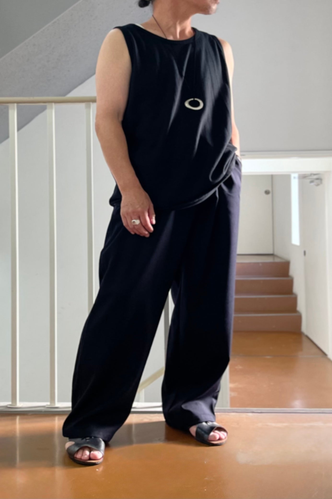 awasa / Wool gabardine "day off" trousers