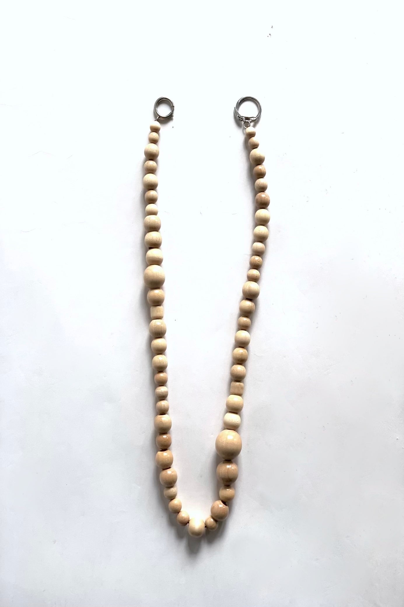 unknown /60's FRENCH VINTAGE MULTI WOOD WALLET CHAIN