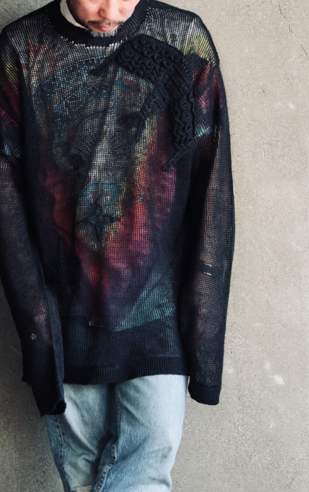 Fluss / Bird mesh knit