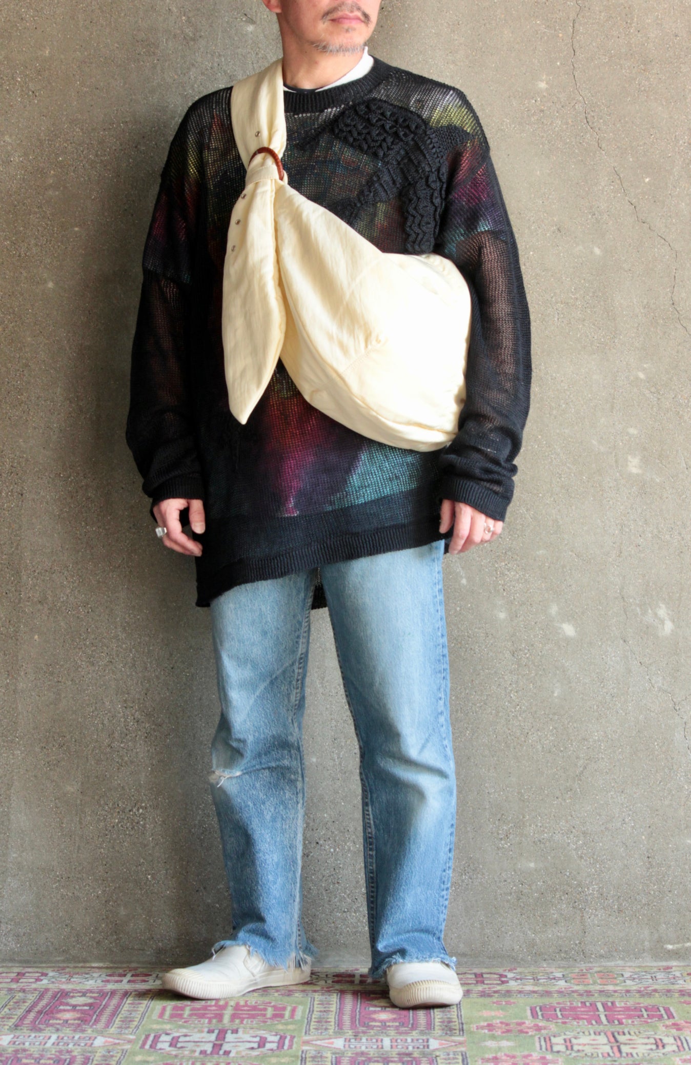 Fluss / GATHERED BELT CROSS BAG