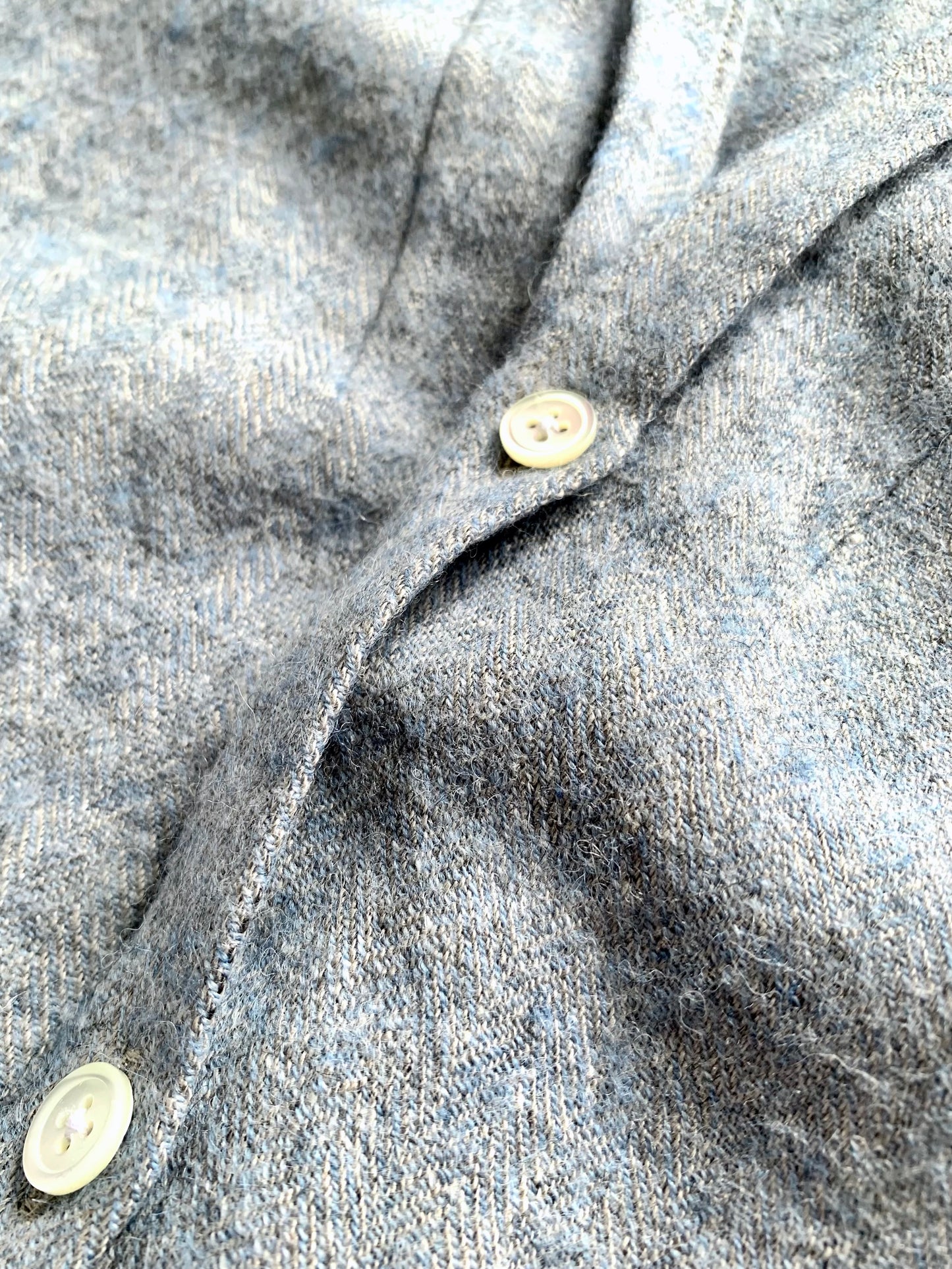 KIMURA / narrowing cardigan L/W Herringbone