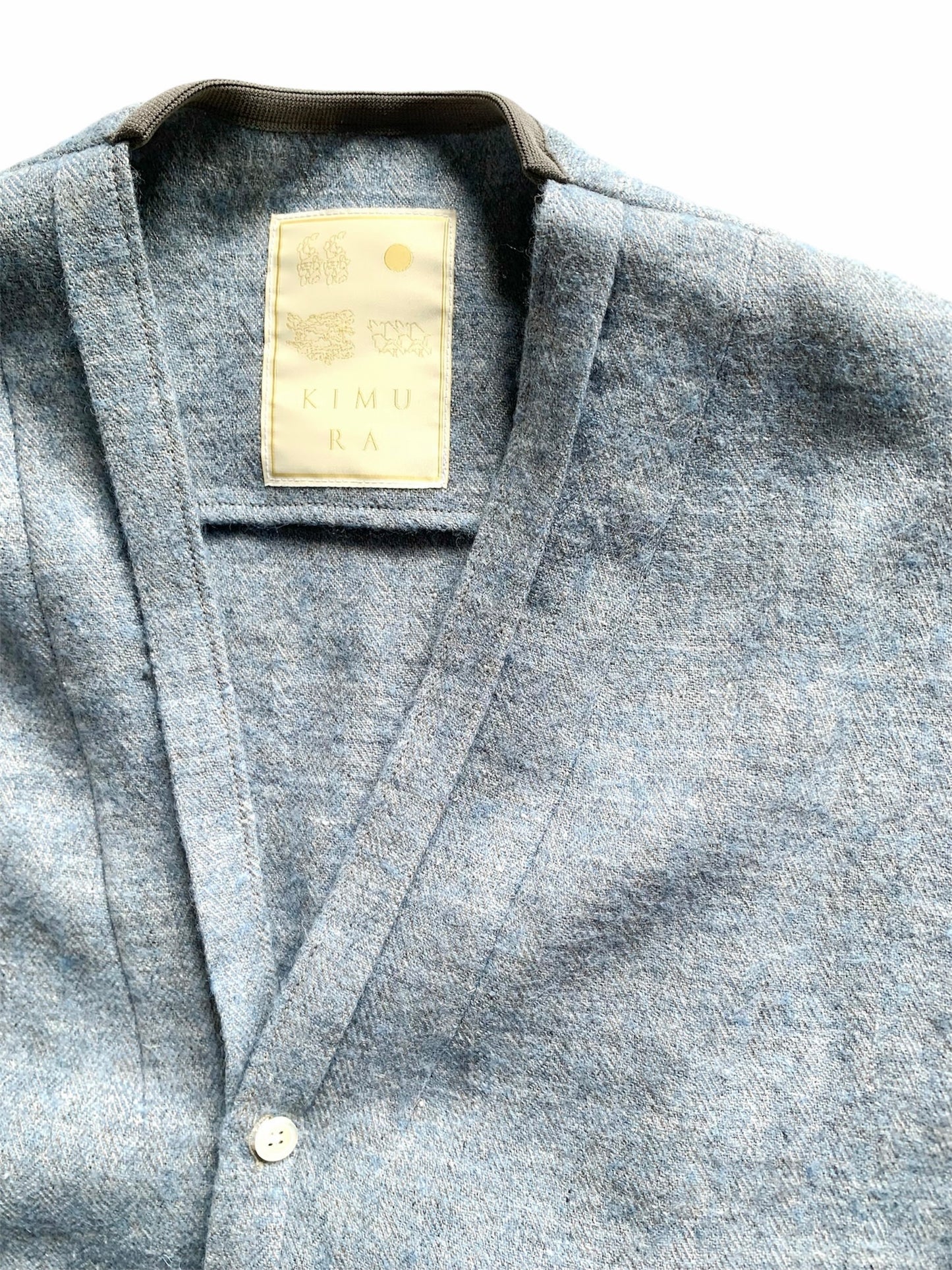 KIMURA / narrowing cardigan L/W Herringbone