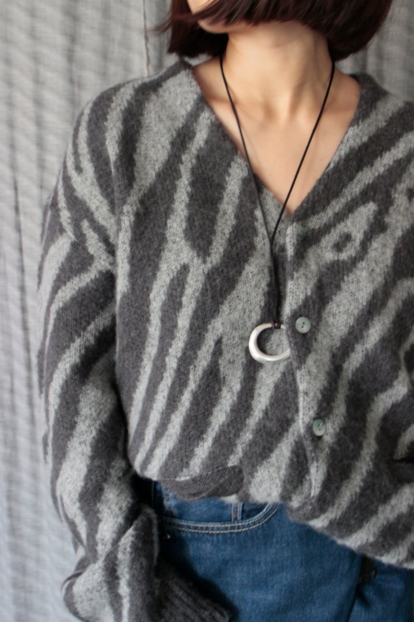 ANDER / MOHAIR CARDIGAN