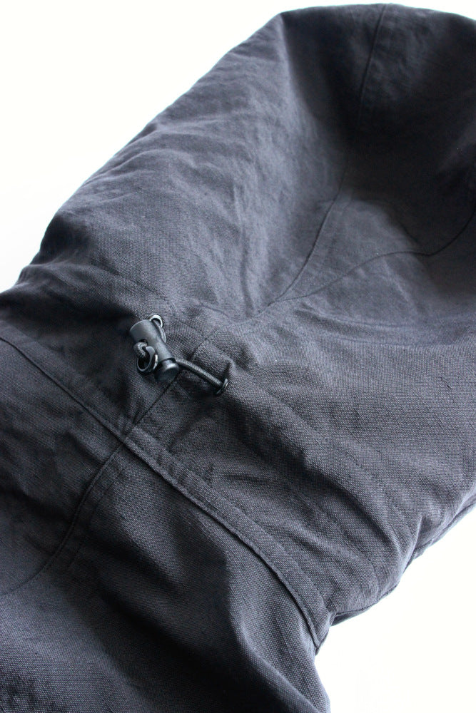 WRYHT / ASYMMETRY FRONT ANORAK COAT