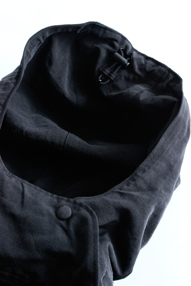 WRYHT / ASYMMETRY FRONT ANORAK COAT