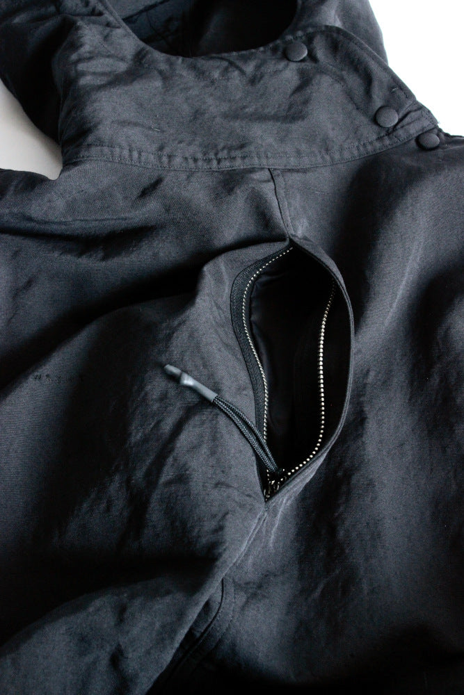 WRYHT / ASYMMETRY FRONT ANORAK COAT