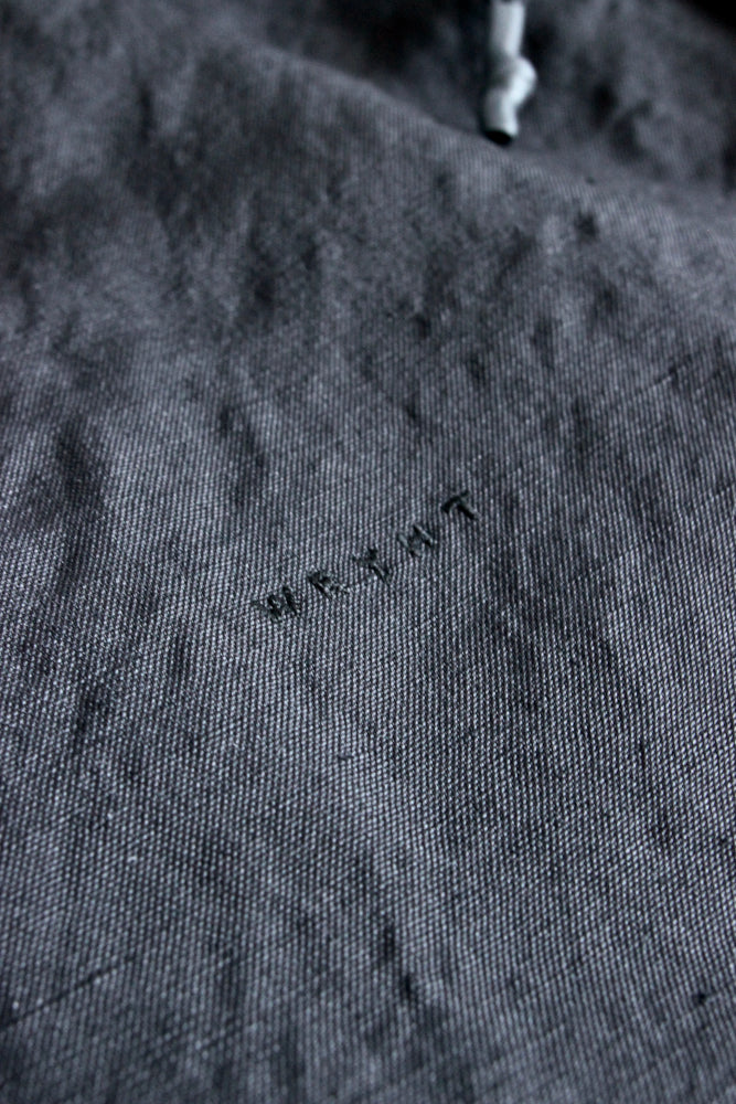 WRYHT / ASYMMETRY FRONT ANORAK COAT