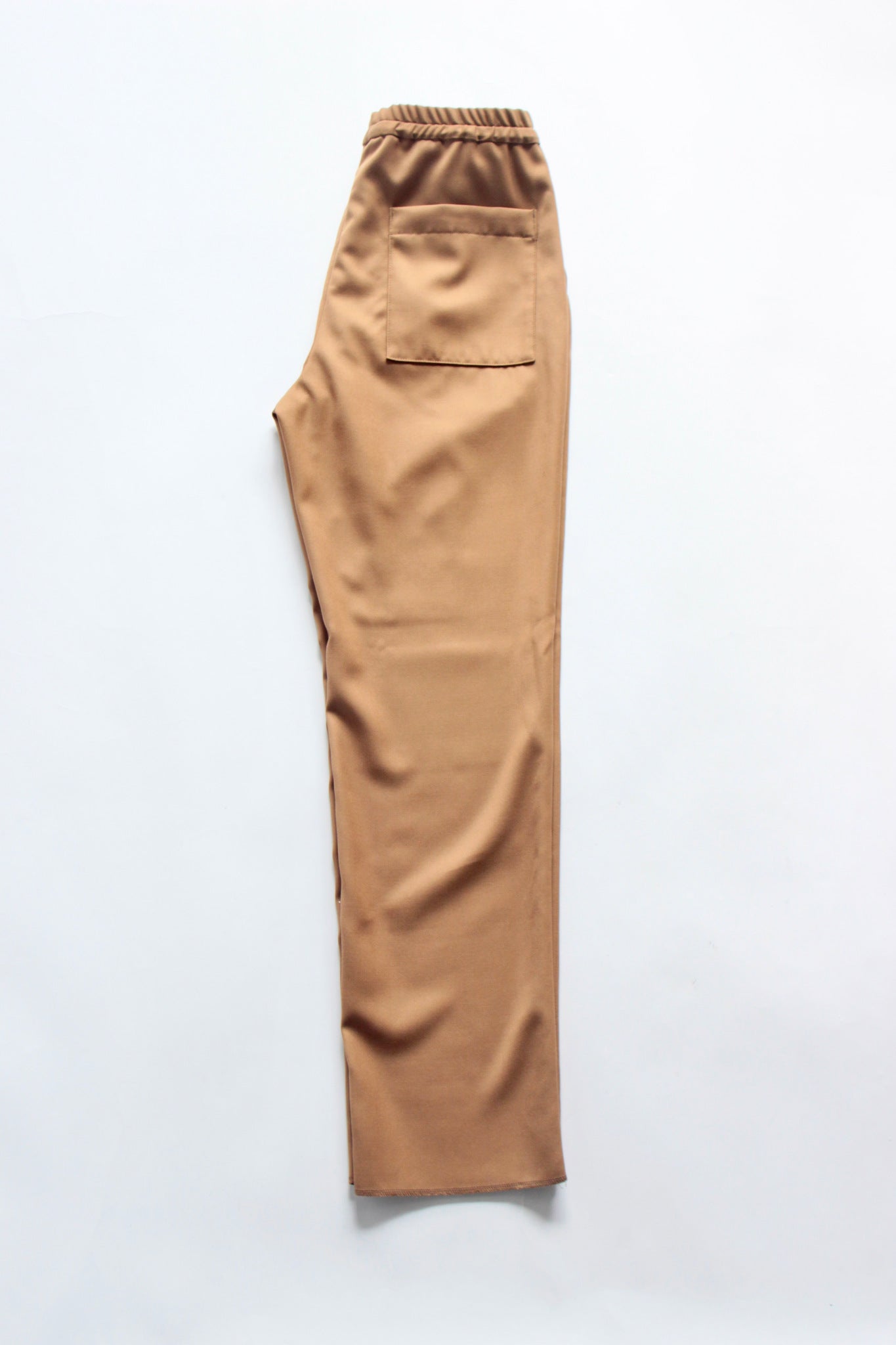 EGRETIQUE / BACK SATEEN GABARDINE EASY TROUSER