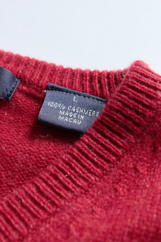 VINTAGE / Cashmere V-neck SWEATER
