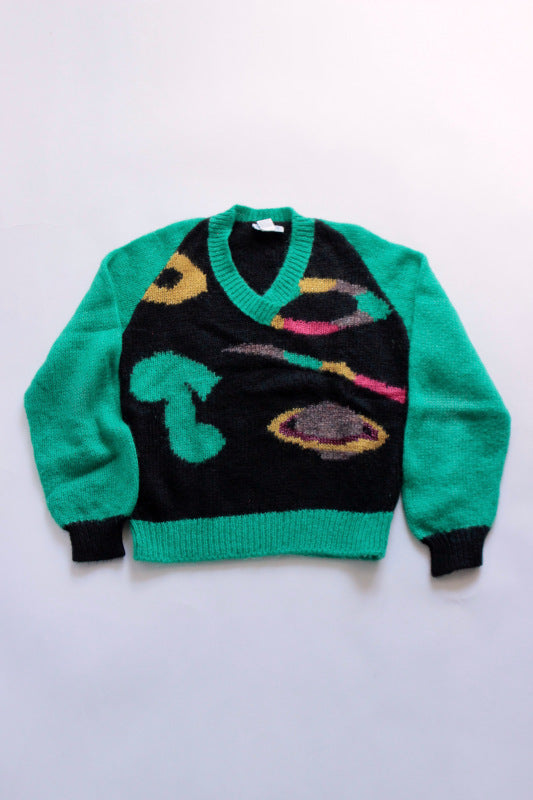 USED /90's INTARSIA SWEATER