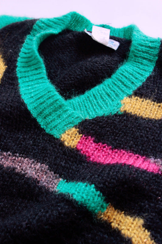 USED /90's INTARSIA SWEATER