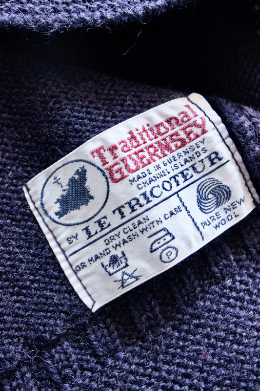 VINTAGE / 80's USED LE TRICOTEUR GUERNSEY SWEATER