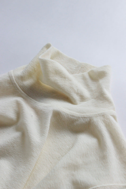 jonnlynx / wool rib high neck tee