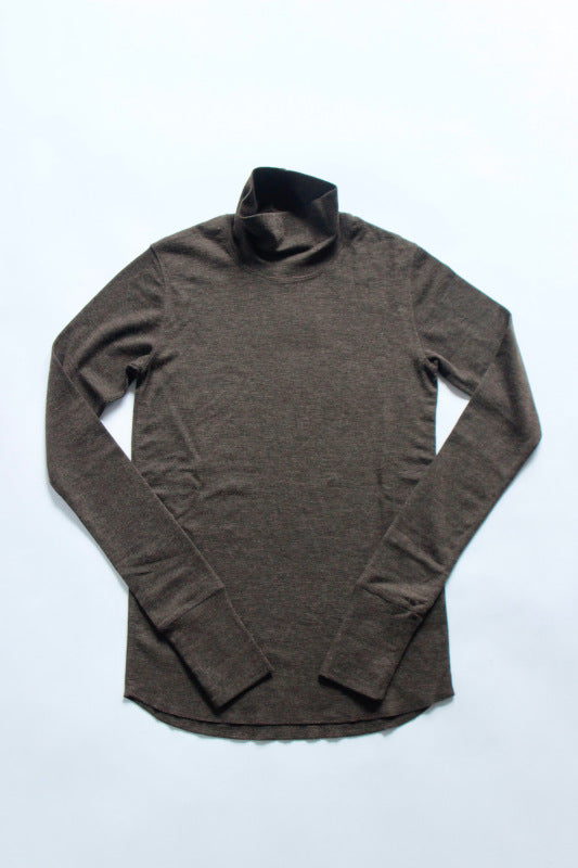 jonnlynx / wool rib high neck tee