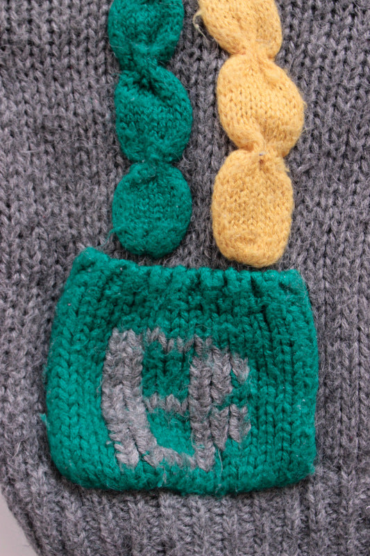 USED /FUNNY HAND KNIT