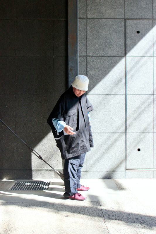GREI / 4POCKET SHIRT PONCHO