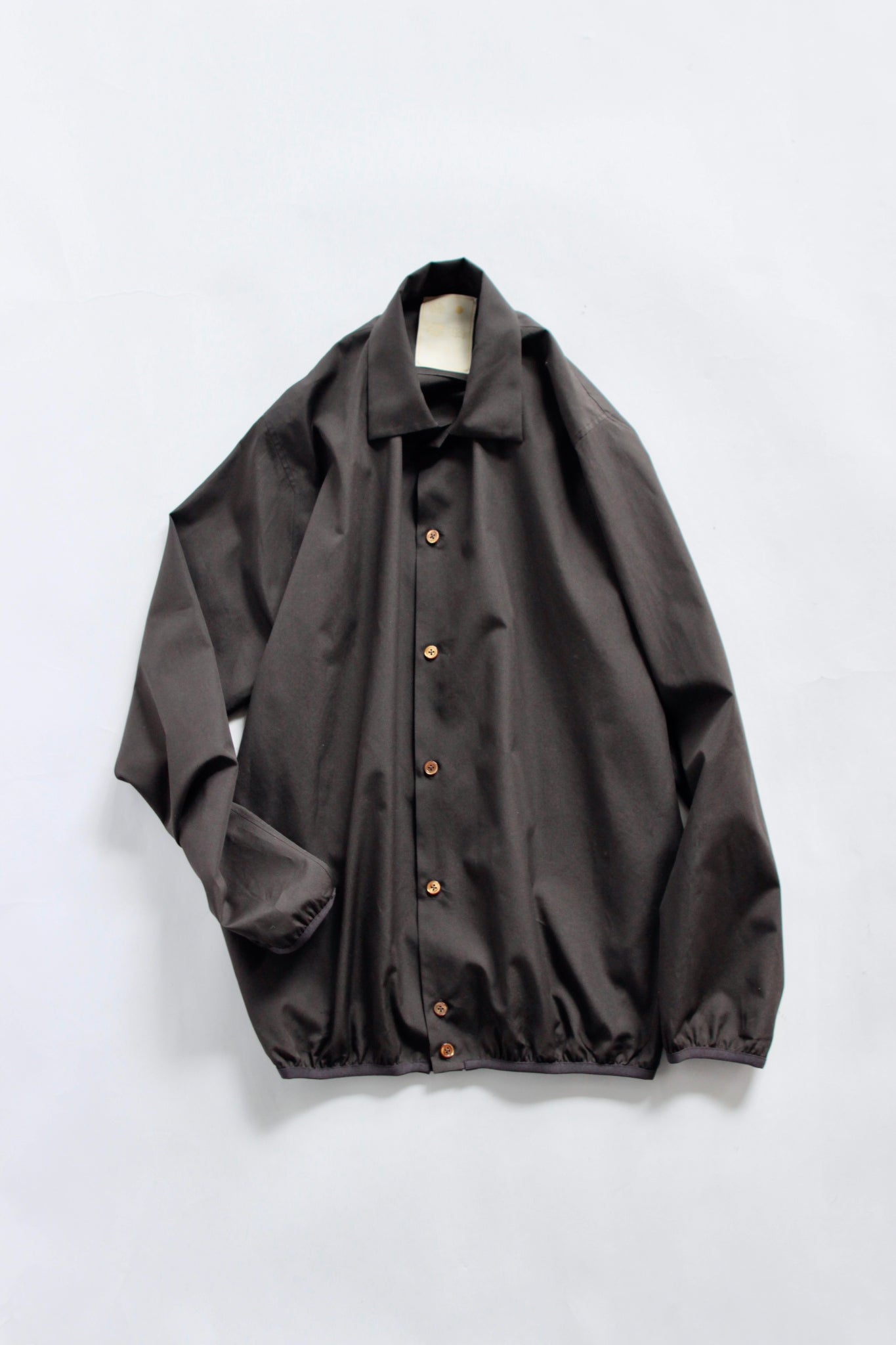 KIMURA / narrowing cardigan with collar