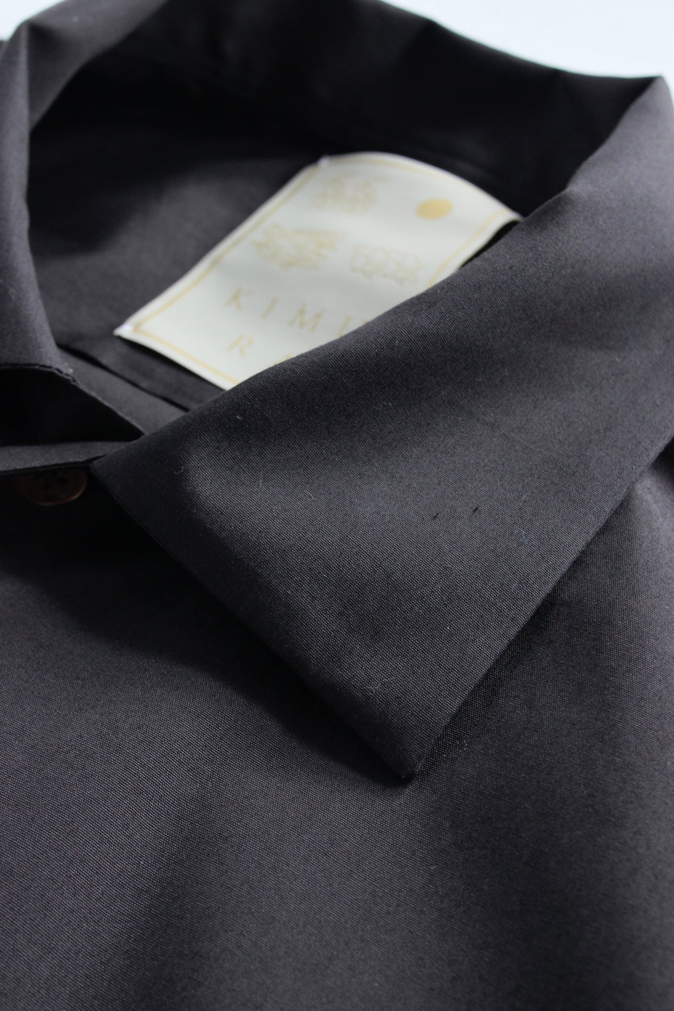 KIMURA / narrowing cardigan with collar