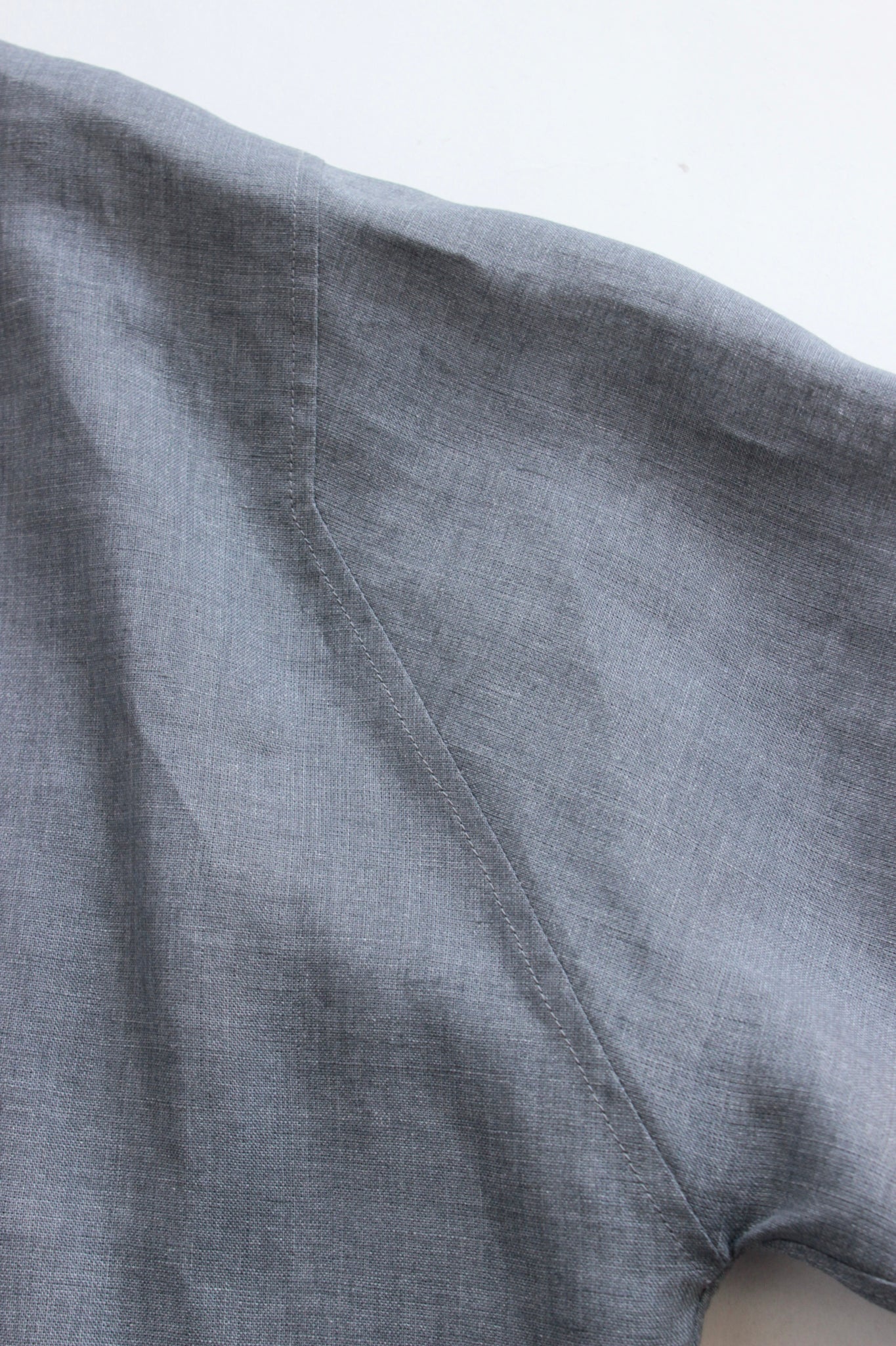 KIMURA / narrowing cardigan Albini linen