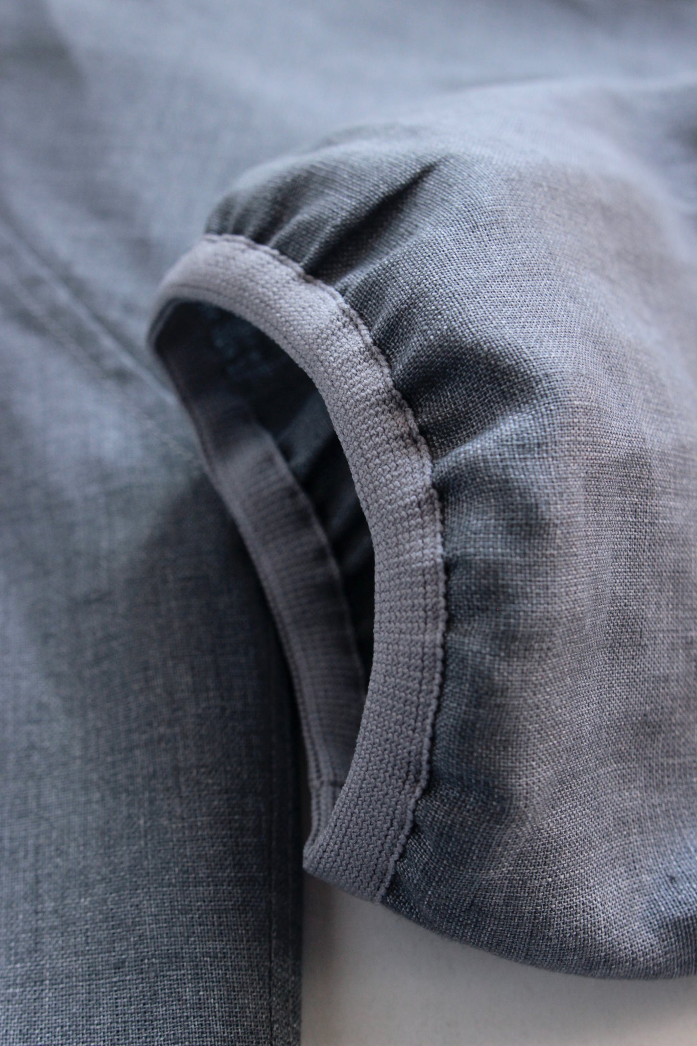 KIMURA / narrowing cardigan Albini linen