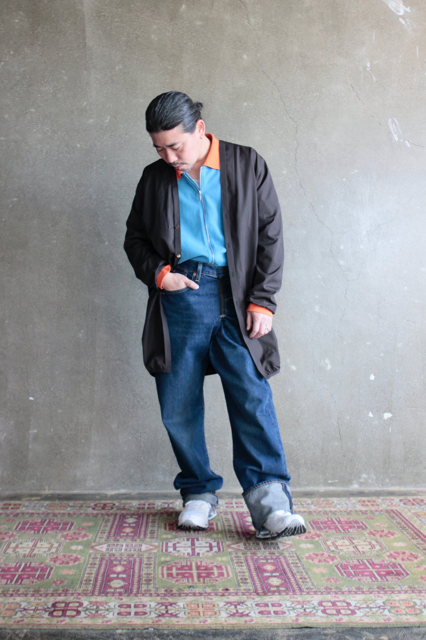 KIMURA / narrowing long cardigan
