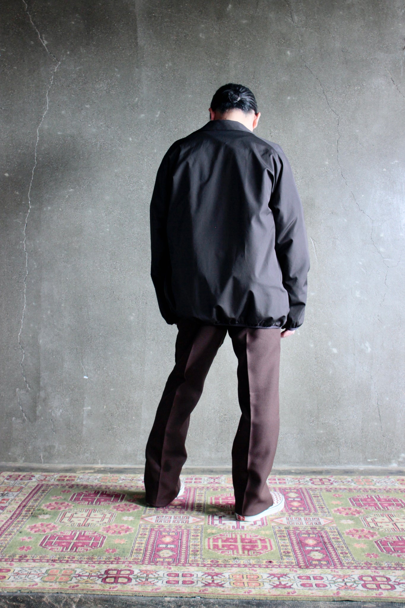 KIMURA / narrowing cardigan with collar