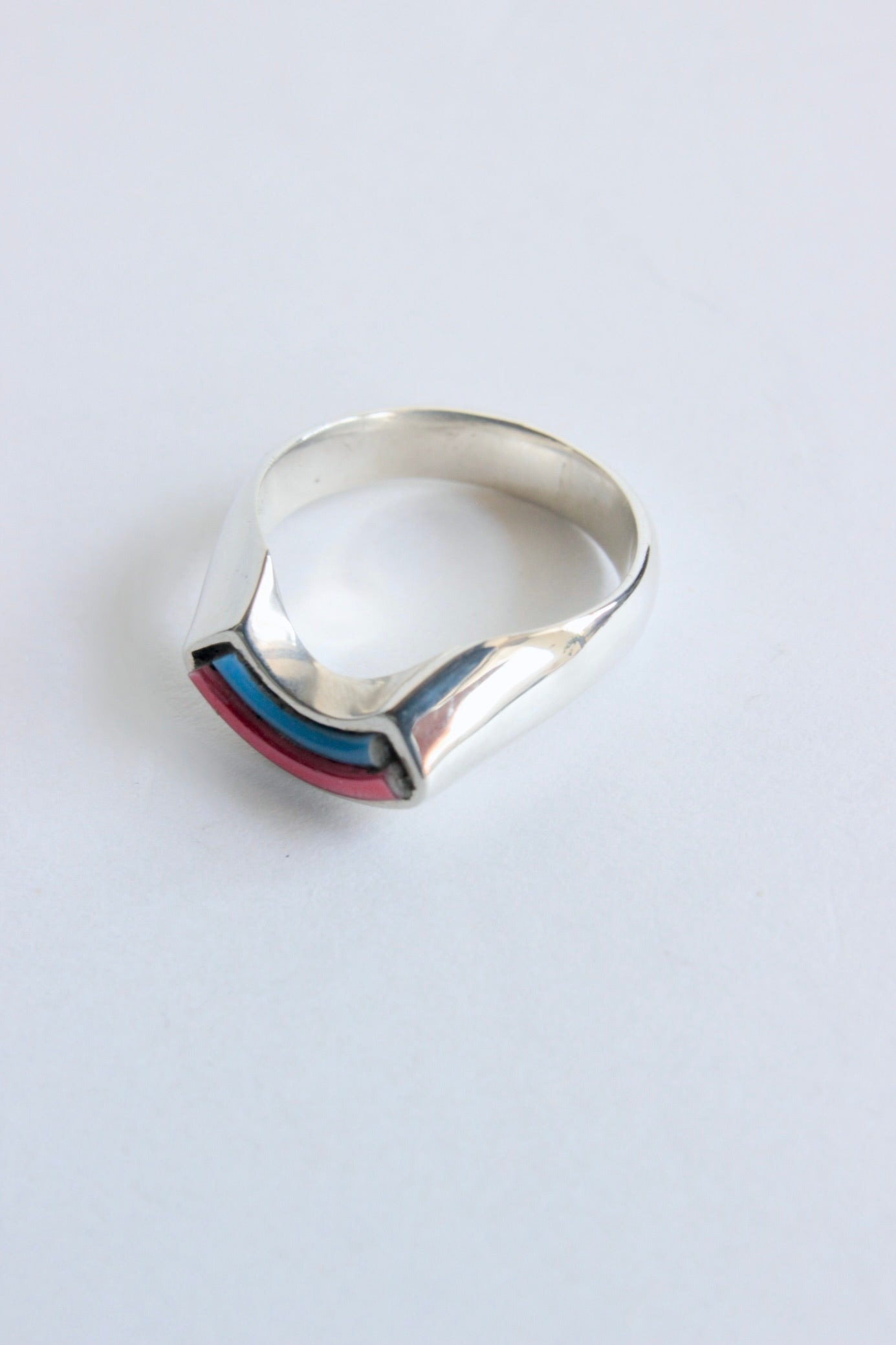 Denis&Anna / INLAY BUTTON RING