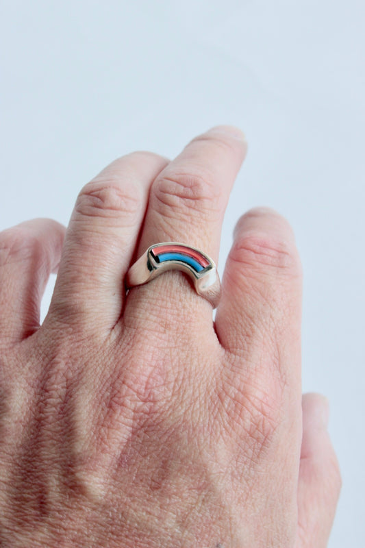 Denis&Anna / INLAY BUTTON RING