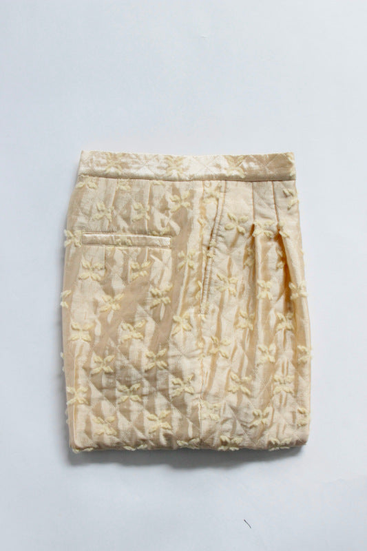 jonnlynx / shiny jacquard pants