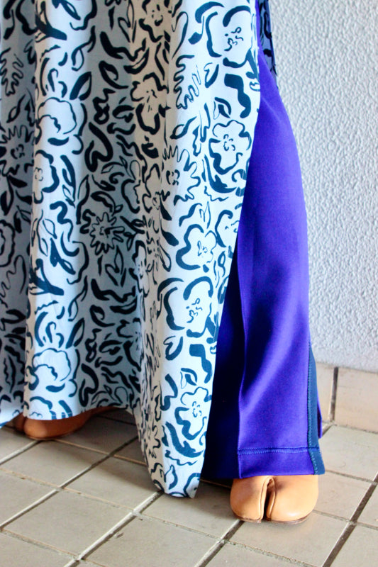 WRYHT / SLIT NECK PAJAMA DRESS