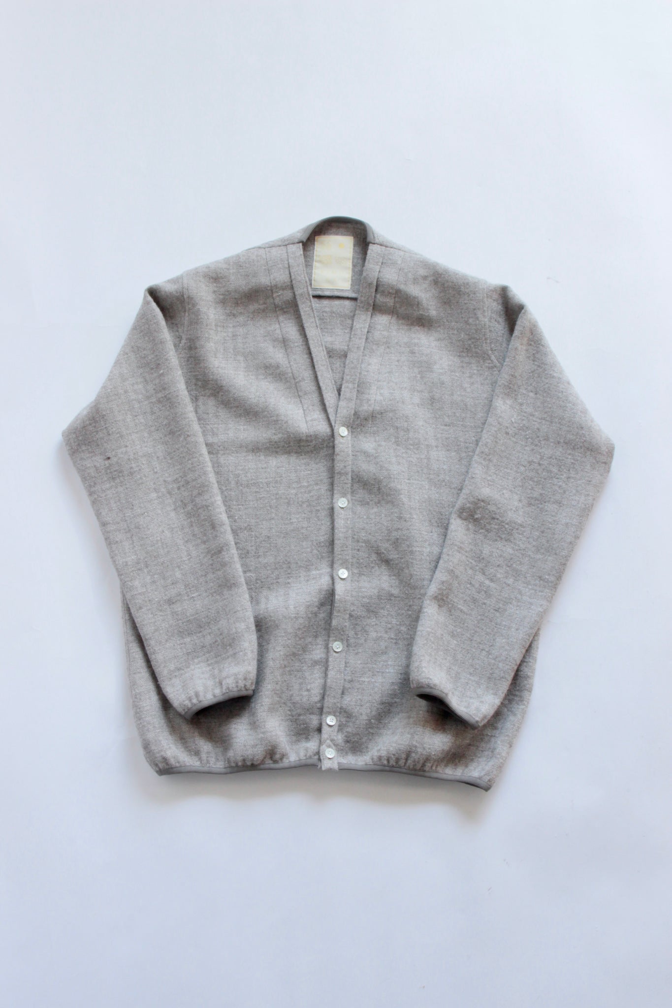 KIMURA / narrowing cardigan L/W Herringbone