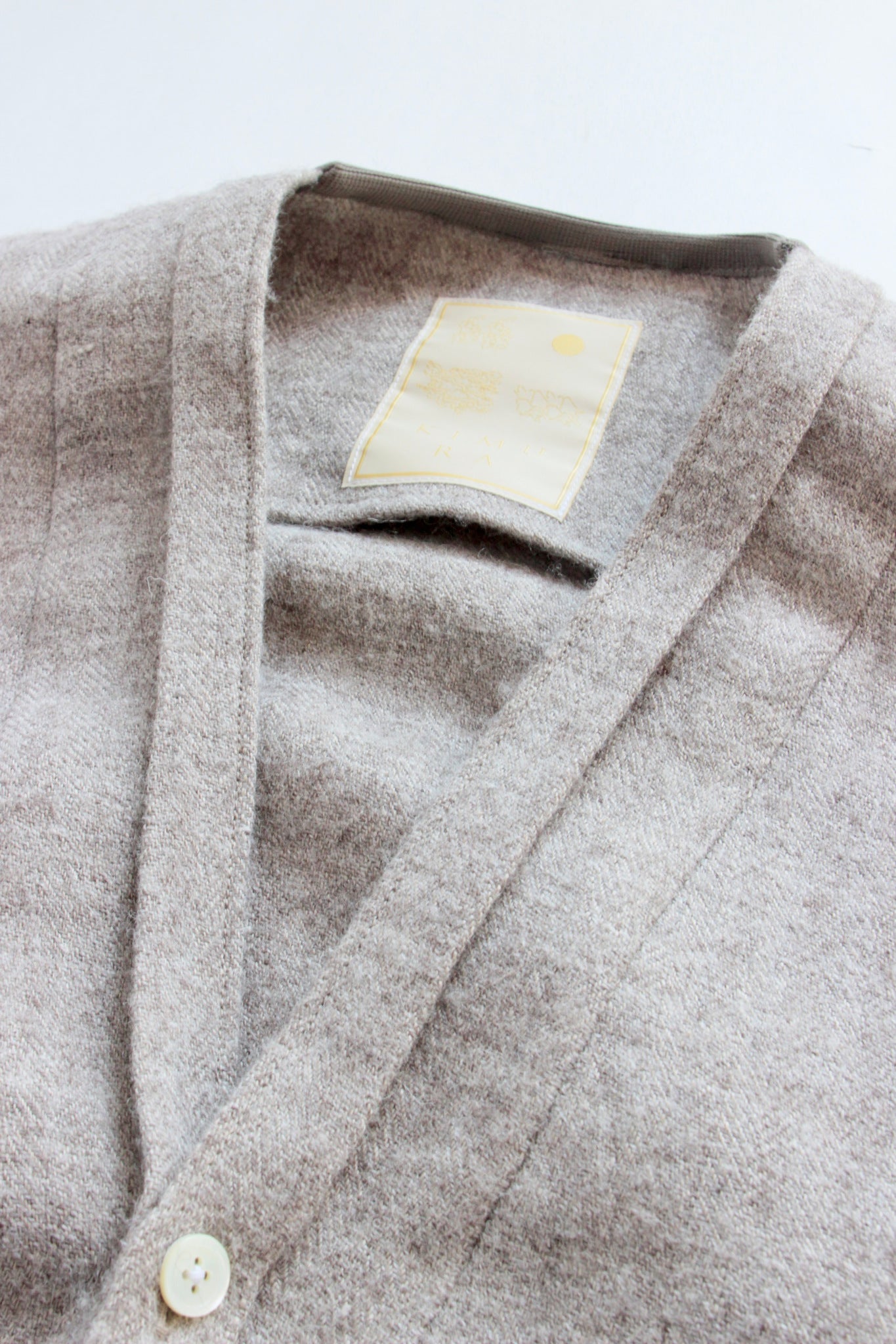 KIMURA / narrowing cardigan L/W Herringbone