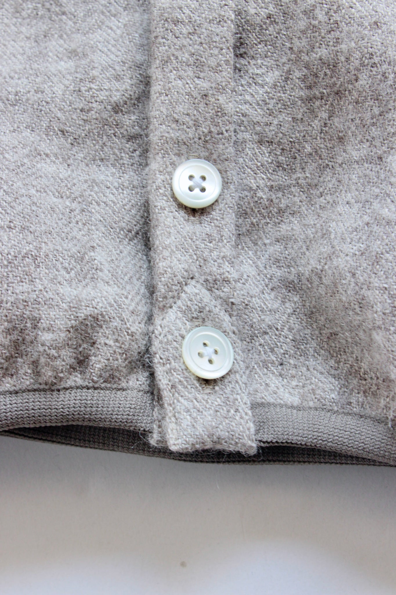 KIMURA / narrowing cardigan L/W Herringbone